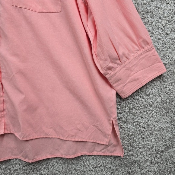 Pomander Place Shirt Womens XXXL Pink Adair Boyfriend 3/4 Sleeve Tuckernuck - Picture 2 of 12